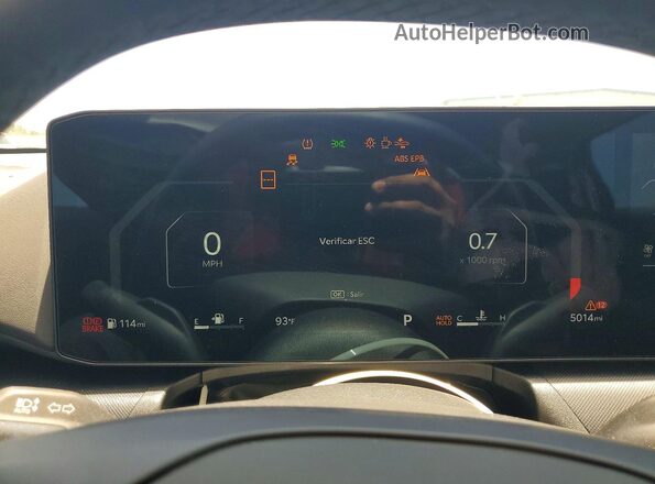 3KPFU4DEXSE137792 2025 KIA K4 Black Instrument cluster view