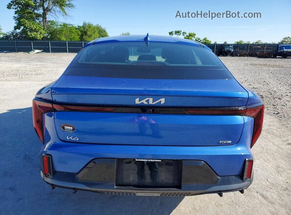 3KPFW4DE0SE080643 2025 KIA K4 Blue Rear view