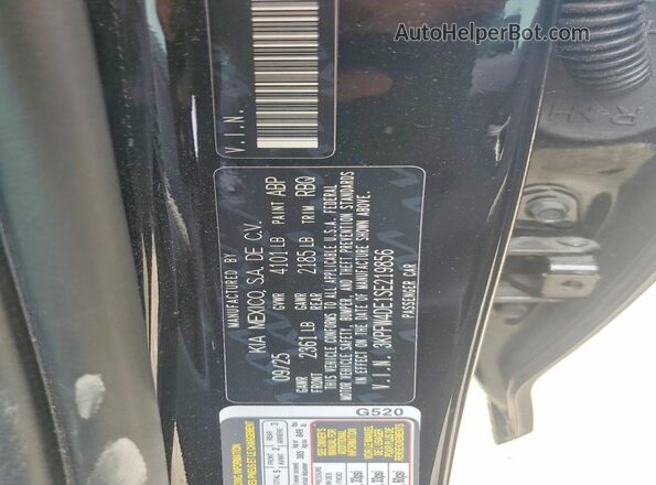 3KPFW4DE1SE219856 2025 KIA K4 Black Շարժիչի բաժամունքի տեսք
