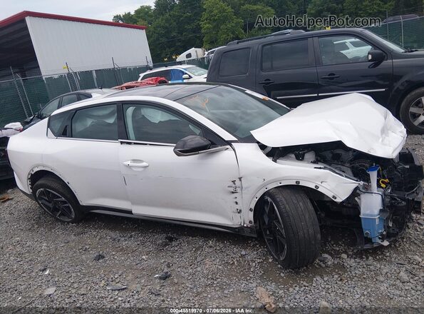 3KPFW4DE6SE218797 2025 KIA K4 White Սալոնի 360 աստիճան տեսք