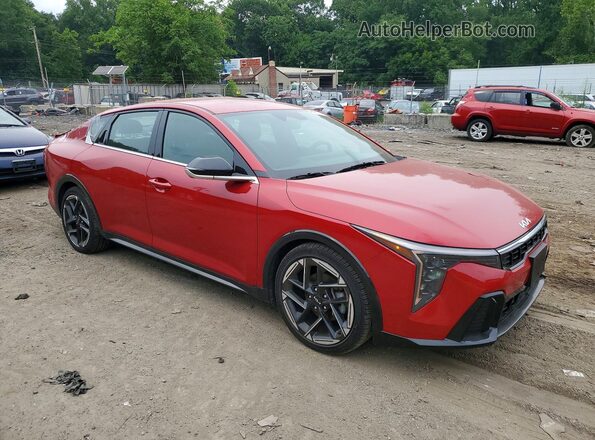 3KPFW4DE7SE040401 2025 KIA K4 Red Przód prawy