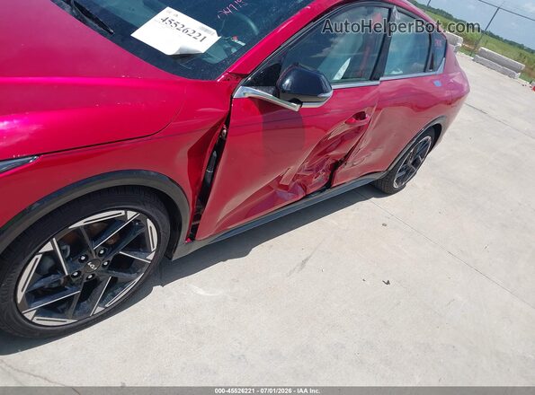 3KPFW4DEXSE070072 2025 KIA K4 Red Դիմացի տեսք