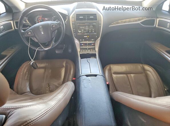3LN6L2G90GR612416 2016 LINCOLN MKZ White Widok deski rozdzielczej