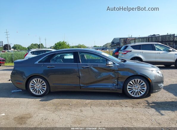 3LN6L2G91GR632478 2016 LINCOLN MKZ Gray Widok wnętrza z tyłu