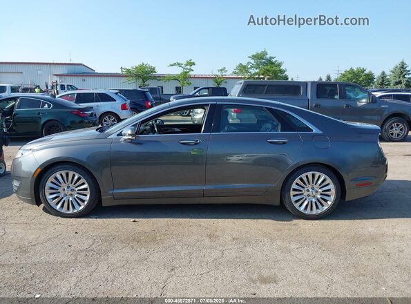 3LN6L2G91GR632478 2016 LINCOLN MKZ Gray Widok wnętrza 360 stopni