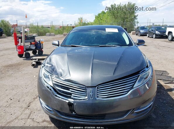 3LN6L2G93GR632675 2016 LINCOLN MKZ Gray Սարքավորումների վահանակի տեսք