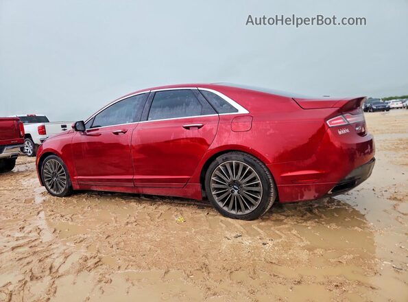 3LN6L2G96GR632704 2016 LINCOLN MKZ Red Tył lewy