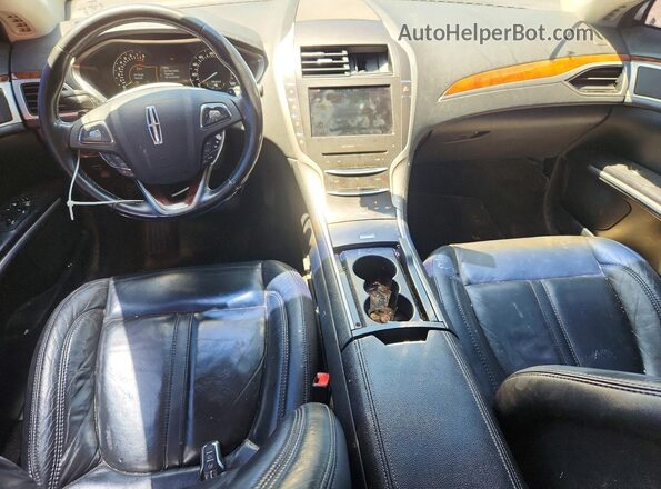 3LN6L2G96GR632704 2016 LINCOLN MKZ Red Widok deski rozdzielczej