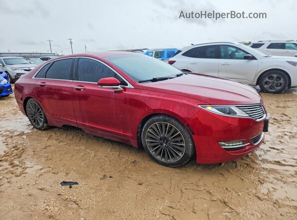 3LN6L2G96GR632704 2016 LINCOLN MKZ Red Przód prawy