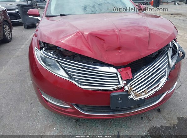 3LN6L2G97GR603390 2016 LINCOLN MKZ Maroon Դիմացի տեսք