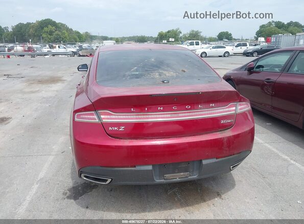 3LN6L2G97GR603390 2016 LINCOLN MKZ Maroon 
