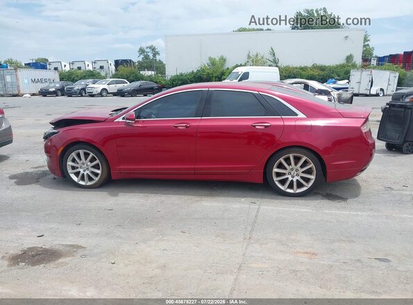 3LN6L2G97GR603390 2016 LINCOLN MKZ Maroon Սալոնի 360 աստիճան տեսք