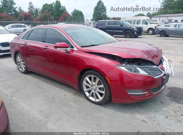 3LN6L2G97GR603390 2016 LINCOLN MKZ Maroon Սալոնի հետևի տեսք