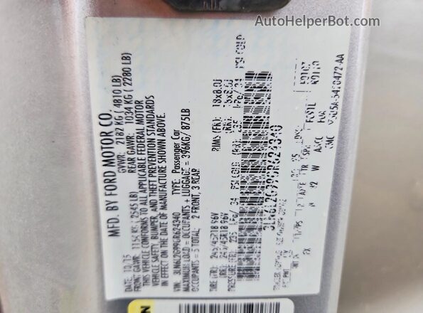 3LN6L2G99GR624340 2016 LINCOLN MKZ Silver Շարժիչի բաժամունքի տեսք