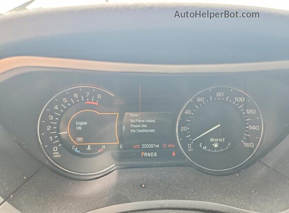 3LN6L2G99GR624340 2016 LINCOLN MKZ Silver Սարքավորումների վահանակի տեսք