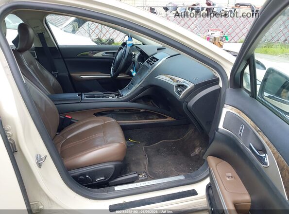3LN6L2GK3GR607004 2016 LINCOLN MKZ Beige Vista interior delantera