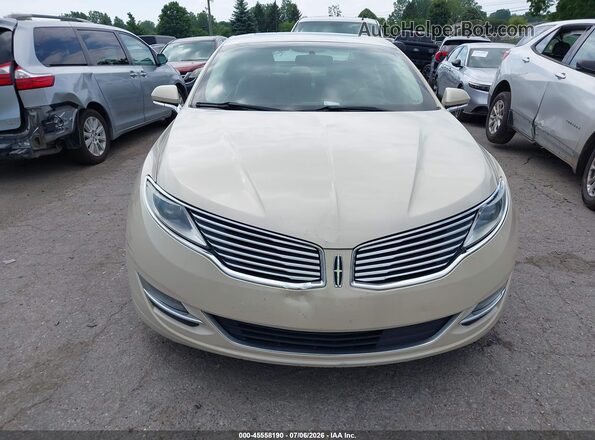 3LN6L2GK3GR607004 2016 LINCOLN MKZ Beige Vista del cuadro de instrumentos