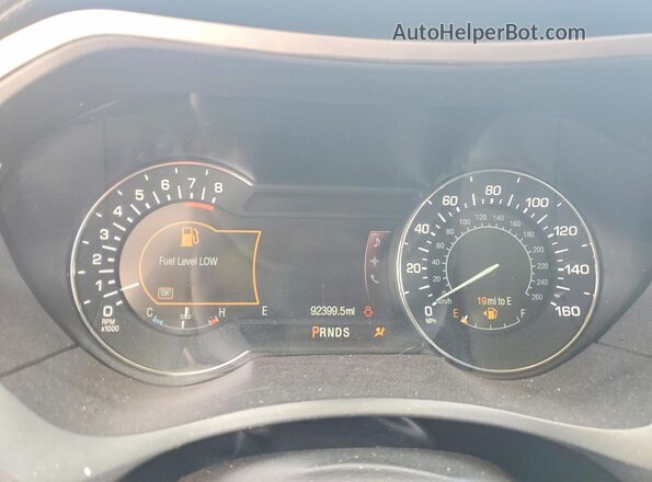 3LN6L2GK3GR608931 2016 LINCOLN MKZ Серебряный Вид щитка приборов