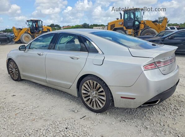 3LN6L2GK3GR608931 2016 LINCOLN MKZ Серебряный Задняя левая четверть