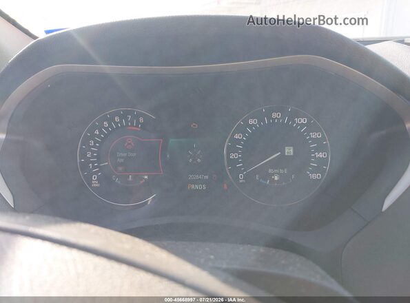 3LN6L2GK9GR623322 2016 LINCOLN MKZ Gray Widok tylnych siedzeń