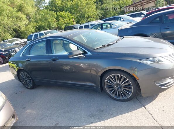 3LN6L2GK9GR623322 2016 LINCOLN MKZ Gray Widok wnętrza z tyłu