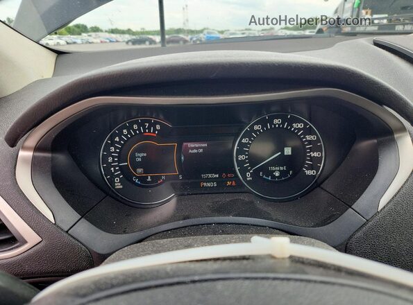 3LN6L2J92GR613558 2016 LINCOLN MKZ Black Instrument cluster view
