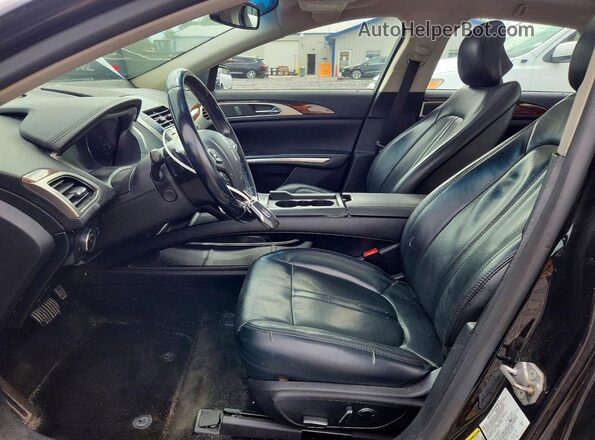 3LN6L2J92GR613558 2016 LINCOLN MKZ Black Front interior view