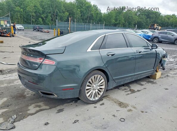 3LN6L2J93GR614864 2016 LINCOLN MKZ Green Rear right