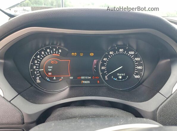 3LN6L2J93GR614864 2016 LINCOLN MKZ Green Instrument cluster view