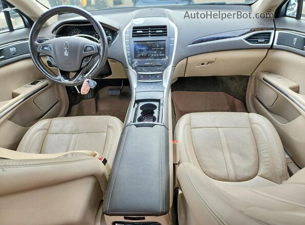 3LN6L2J97GR626774 2016 LINCOLN MKZ Beige წინა პანელის ხედი