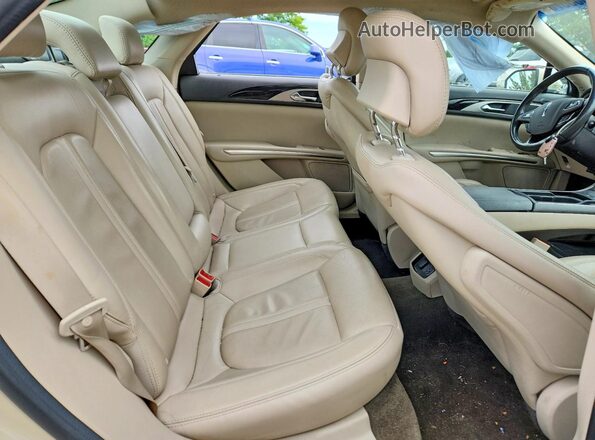 3LN6L2J97GR626774 2016 LINCOLN MKZ Beige უკანა სავარძლების ხედი