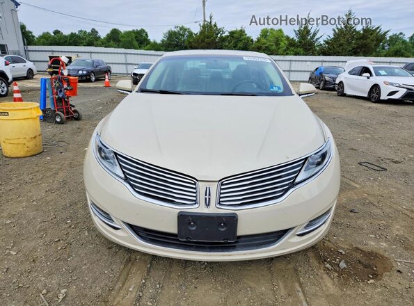 3LN6L2J97GR626774 2016 LINCOLN MKZ Beige წინა ხედი