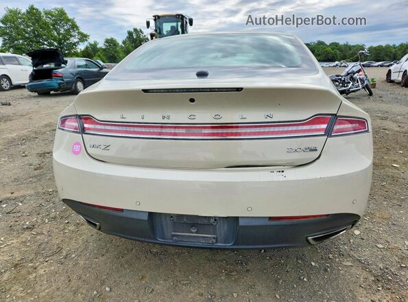 3LN6L2J97GR626774 2016 LINCOLN MKZ Beige უკანა ხედი