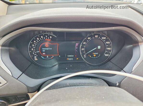 3LN6L2J97GR626774 2016 LINCOLN MKZ Beige ხელსაწყოთა პანელის ხედი