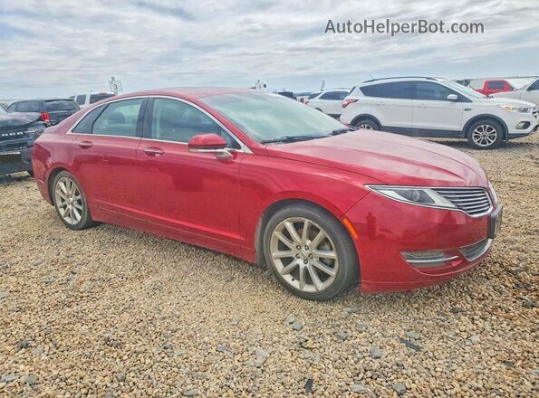 3LN6L2J98GR623687 2016 LINCOLN MKZ Red Front right
