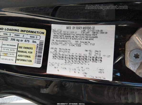 3LN6L2JK0GR631771 2016 LINCOLN MKZ Black Շարժիչի բաժամունքի տեսք