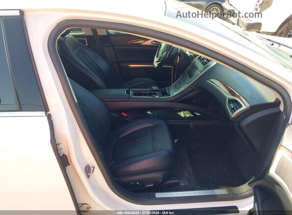 3LN6L2JK5GR600600 2016 LINCOLN MKZ White წინა სალონის ხედი