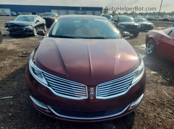 3LN6L2JK6GR621455 2016 LINCOLN MKZ Burgundy Դիմացի տեսք