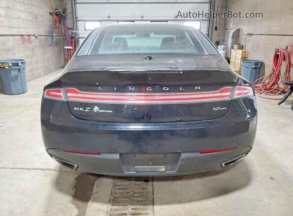 3LN6L2JK7GR617205 2016 LINCOLN MKZ Black უკანა ხედი