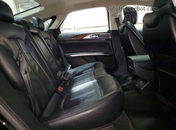 3LN6L2JK7GR617205 2016 LINCOLN MKZ Black უკანა სავარძლების ხედი
