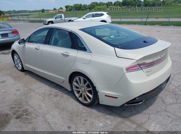 3LN6L2LU0GR612717 2016 LINCOLN MKZ HYBRID Beige Задня ліва чверть