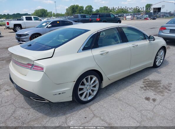 3LN6L2LU0GR612717 2016 LINCOLN MKZ HYBRID Beige Задня права чверть