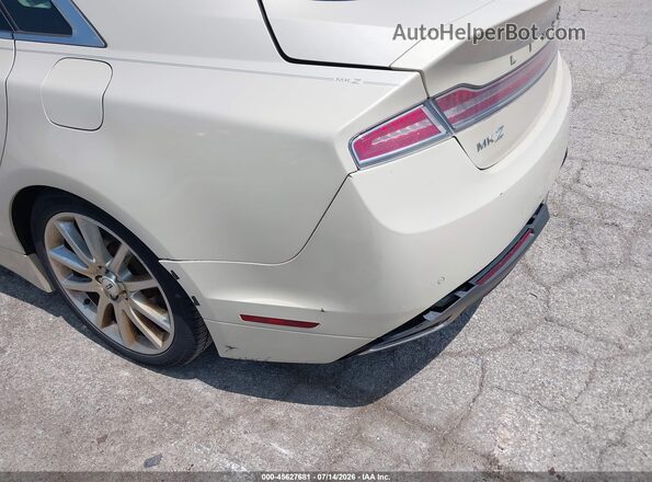 3LN6L2LU0GR612717 2016 LINCOLN MKZ HYBRID Beige Вид спереду