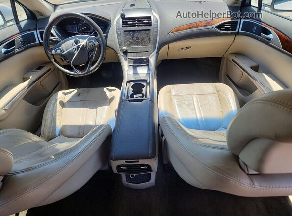 3LN6L2LU1GR627095 2016 LINCOLN MKZ Белый Вид панели приборов