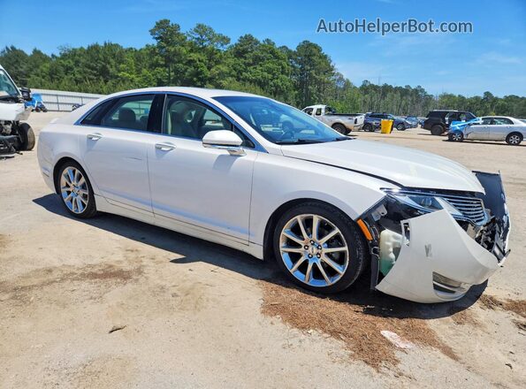3LN6L2LU1GR627095 2016 LINCOLN MKZ Белый Передняя правая четверть