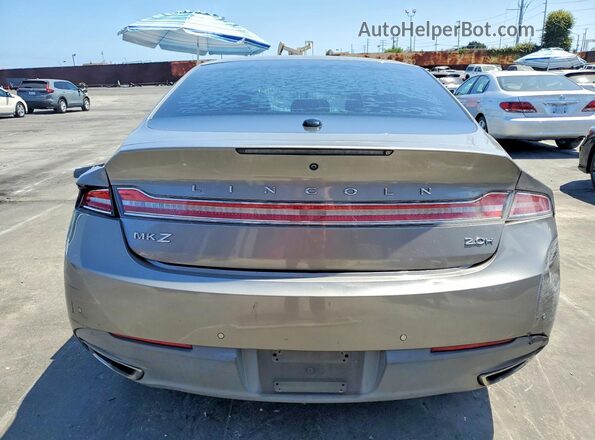 3LN6L2LU3GR627776 2016 LINCOLN MKZ Silver Rear view