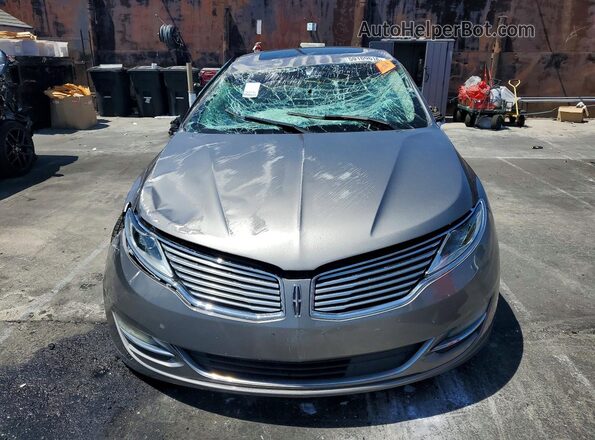 3LN6L2LU3GR627776 2016 LINCOLN MKZ Silver Front view