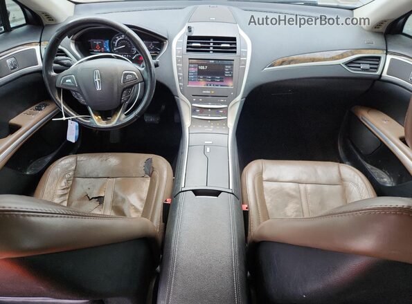 3LN6L2LU5GR626094 2016 LINCOLN MKZ Gray Առջևի վահանակի տեսք