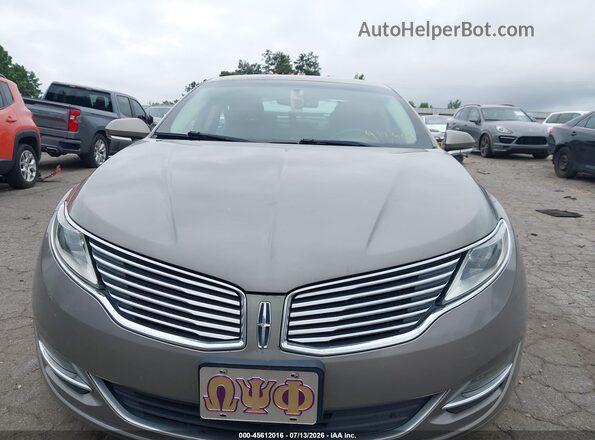 3LN6L2LU5GR631604 2016 LINCOLN MKZ HYBRID Beige Instrument cluster view