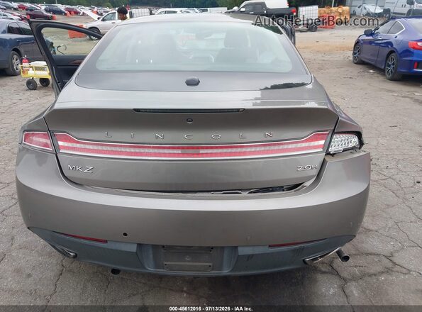 3LN6L2LU5GR631604 2016 LINCOLN MKZ HYBRID Beige Front view